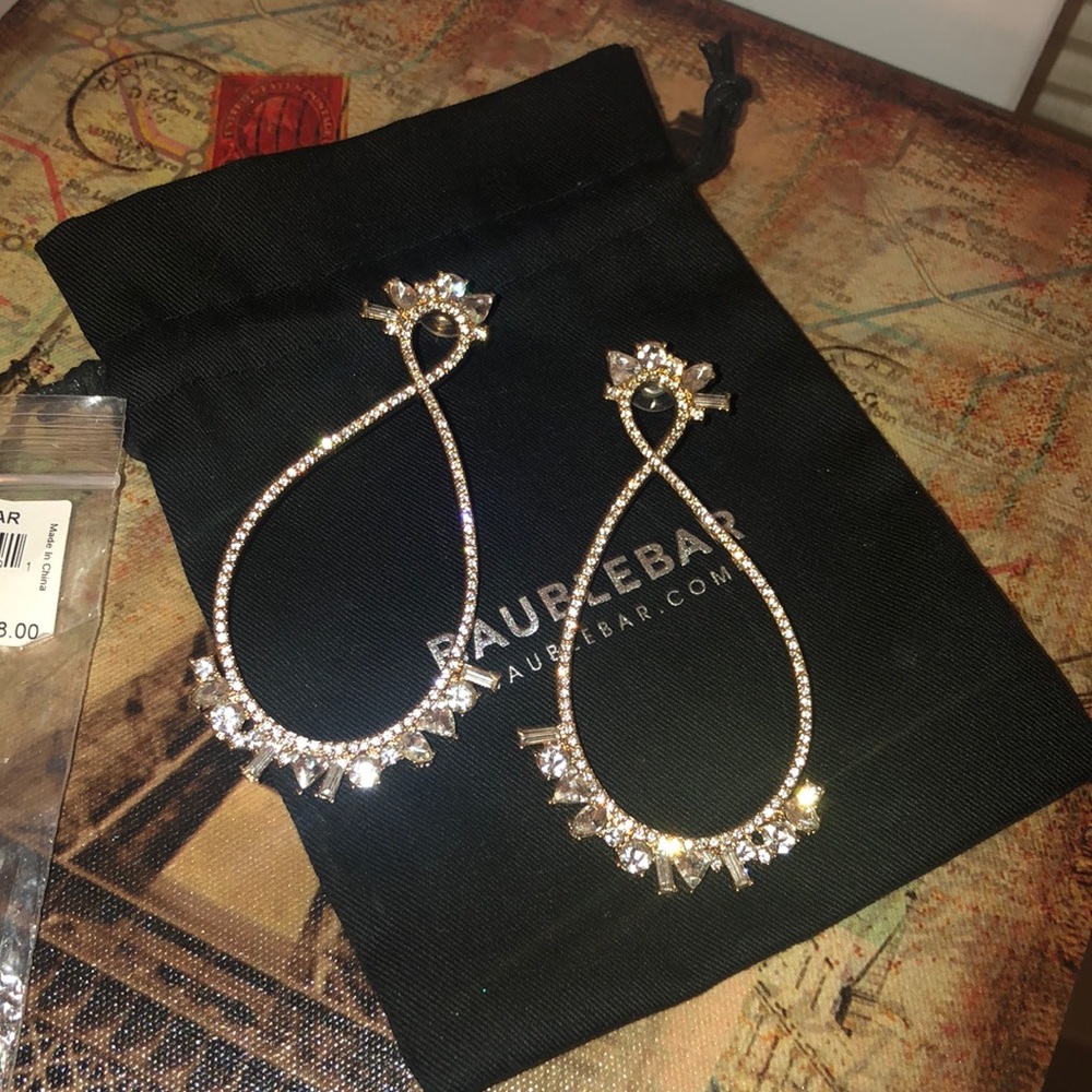 BaubleBar Crystal Dangle Earrings